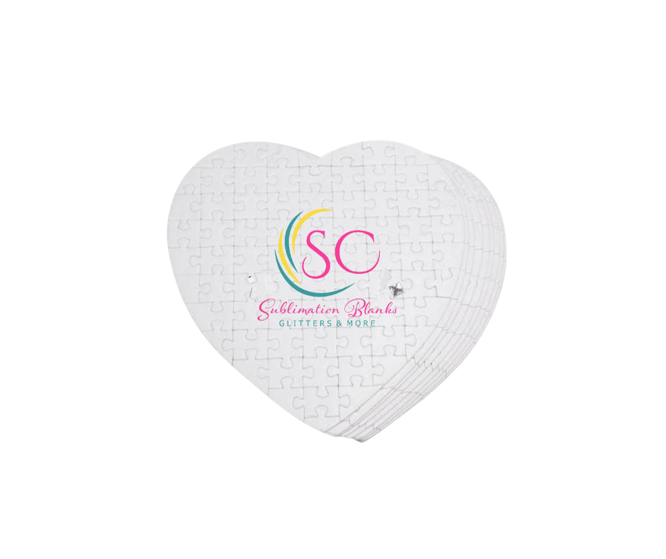 Heart Shaped Sublimation Puzzle