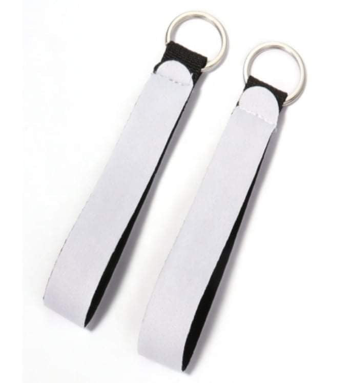 Neoprene wristlet keychain (customizable)