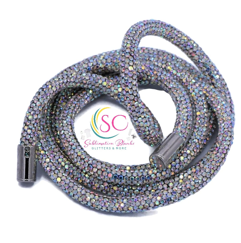 Rhinestone Hoodie Drawstring