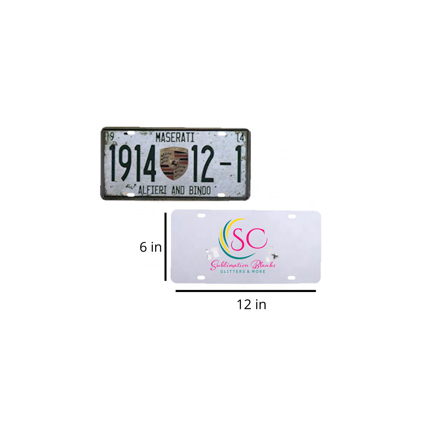 License Plate (Sublimation)